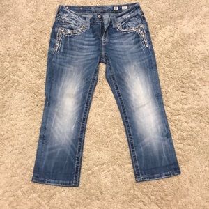 Miss Me Cuffed Capri